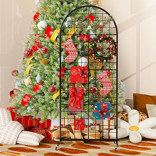 VGMiu Grid Wall Panel 1PCS Display Stand 2' x 5.2' FT Black Grid Wall Panels - Image 4
