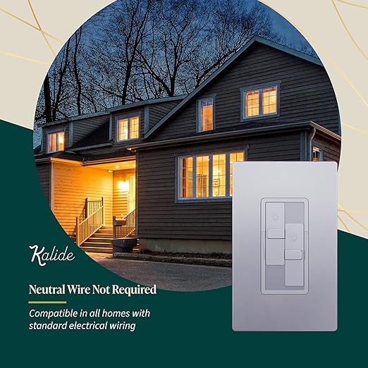 TOPGREENER Elite Series Kalide Dual Load Dimmer Light Switch, Double LED Dimmer - Image 5