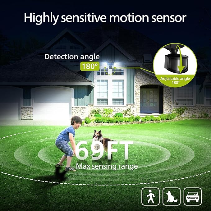 Philips 44W 4200 lm Motion Sensor LED Security Light Outdoor w/PIR, 5000K - Image 4