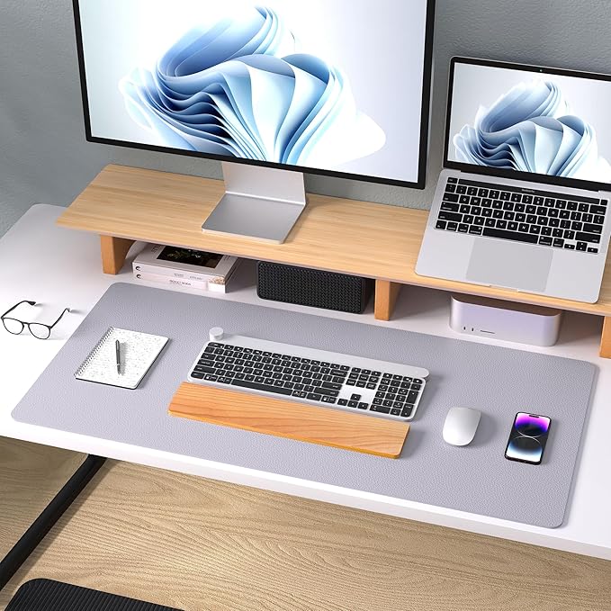 Aothia Large PU Leather Desk Pad Protector – Non-Slip Mouse Pad & Writing Mat - Image 8
