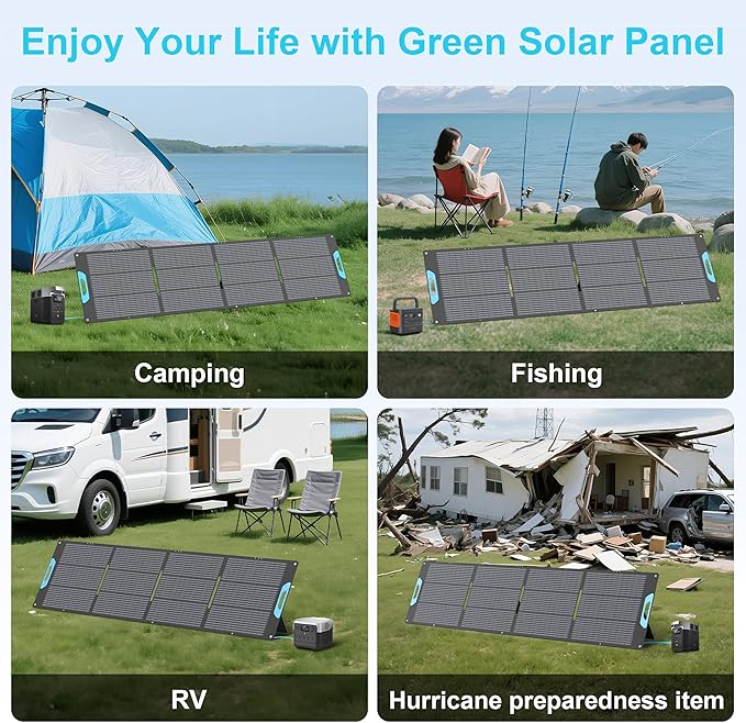 220W Portable Solar Panel for Power Station, 23.5% High Efficiency ETFE - Image 7