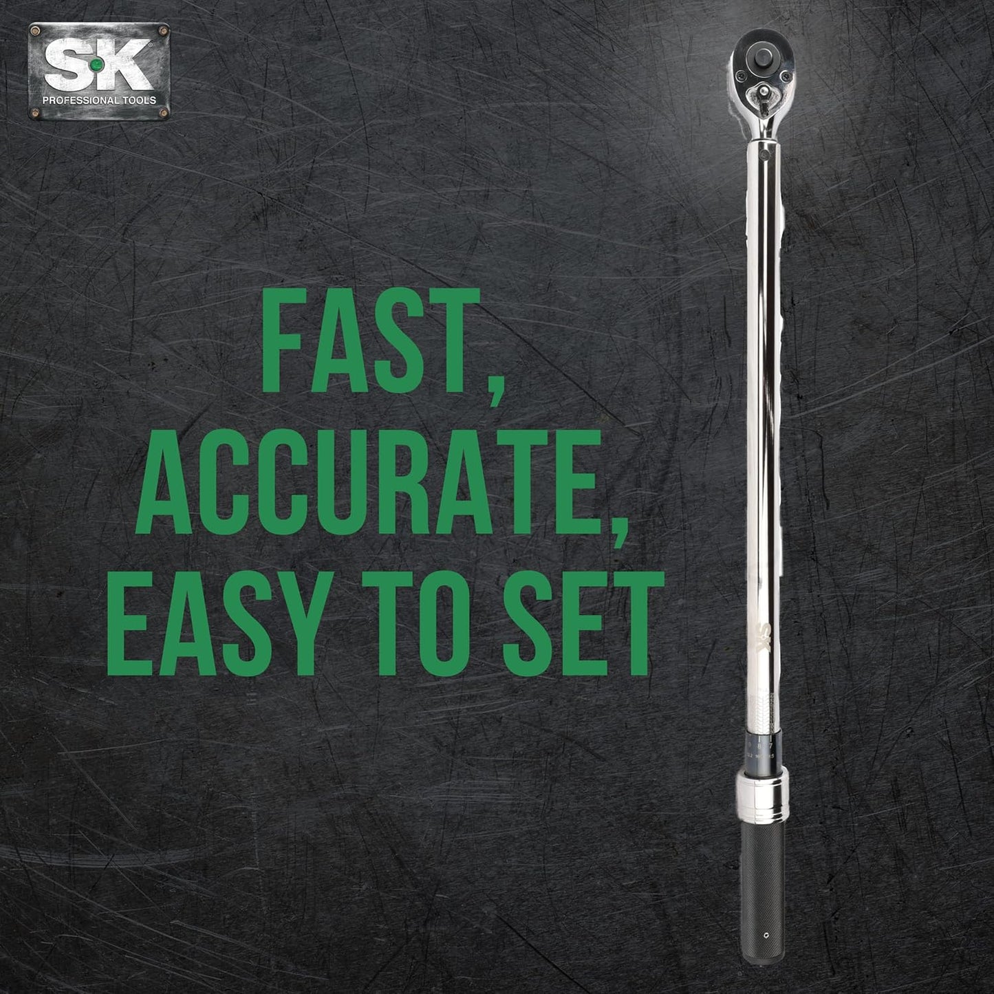 SK Tools USA 1/2" Drive, 30-250 ft. lbs., Micrometer Adjustable Torque Wrench | 77250