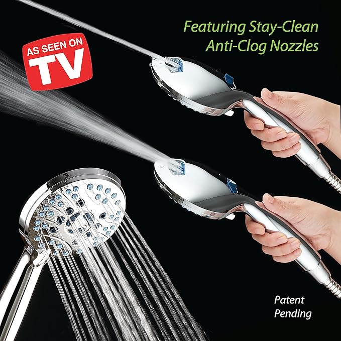 Hotel Spa AquaCare for California As-Seen-On-TV High Pressure Handheld Rain - Image 3