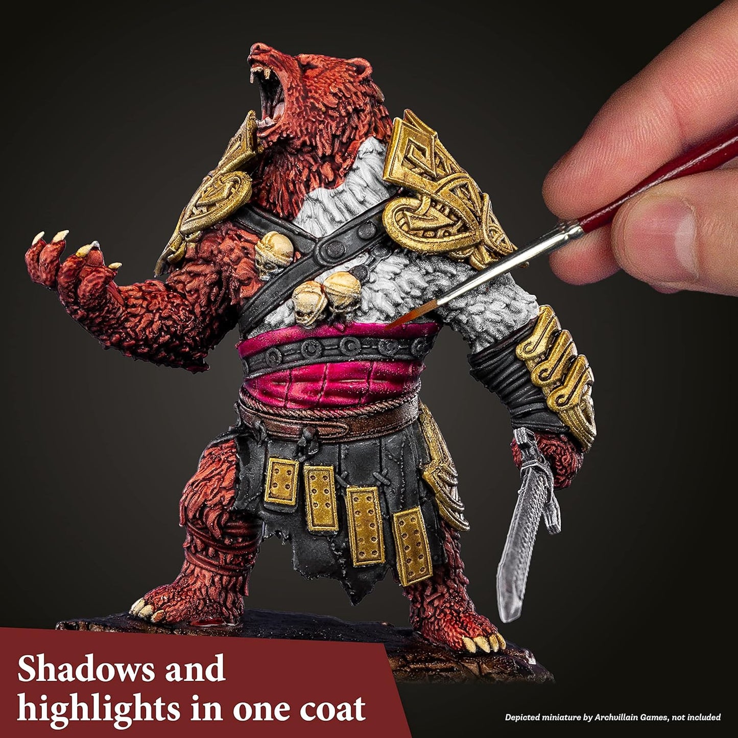 The Army Painter, Speedpaint Most Wanted Set 2.0 Combo, 24 x 18 ml | Contrast Paint Set incl. 2 metallics, 1 medium & 2 Free Brushes for Miniature Model Painting, DnD & Warhammer Figures
