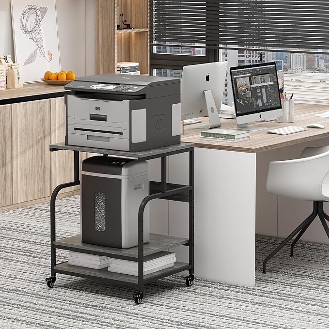 Fannova Large Printer Stand Table 23.6 x18.9 x 30 Inches - Image 8