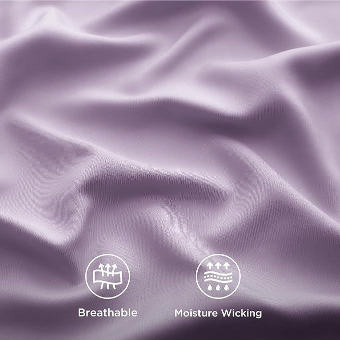 Bedsure Full Size Bed Sheets, Cooling Sheets, Rayon Derived from Bamboo - Image 5