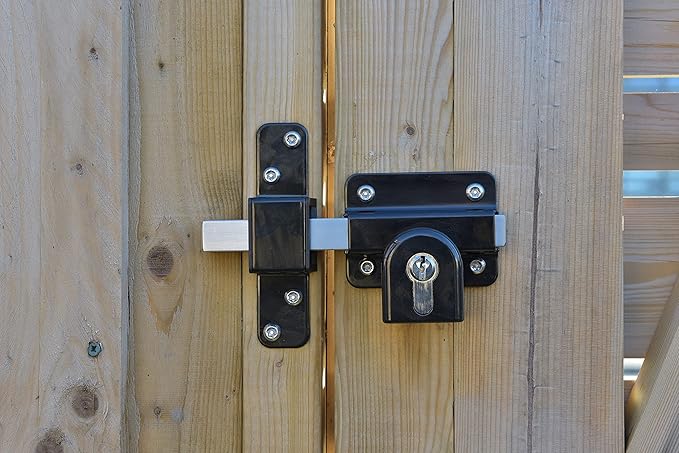 GateMate Long Throw Gate Lock, Euro Profile Keyed Both Sides Gate Lock - Image 2