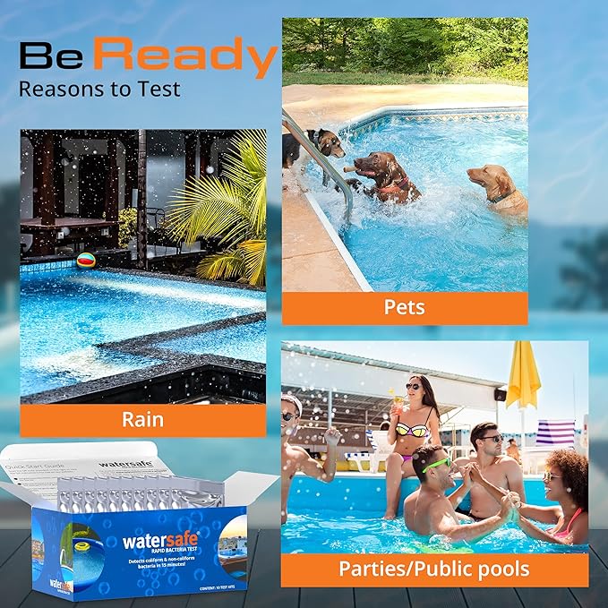 Pool and Spa Rapid Bacteria Test by Watersafe, Test Strips to Detect Down to 1 - Image 6