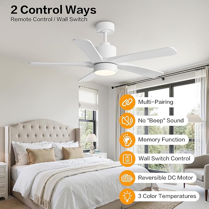 WINGBO 48 Inch DC Ceiling Fan - Image 2