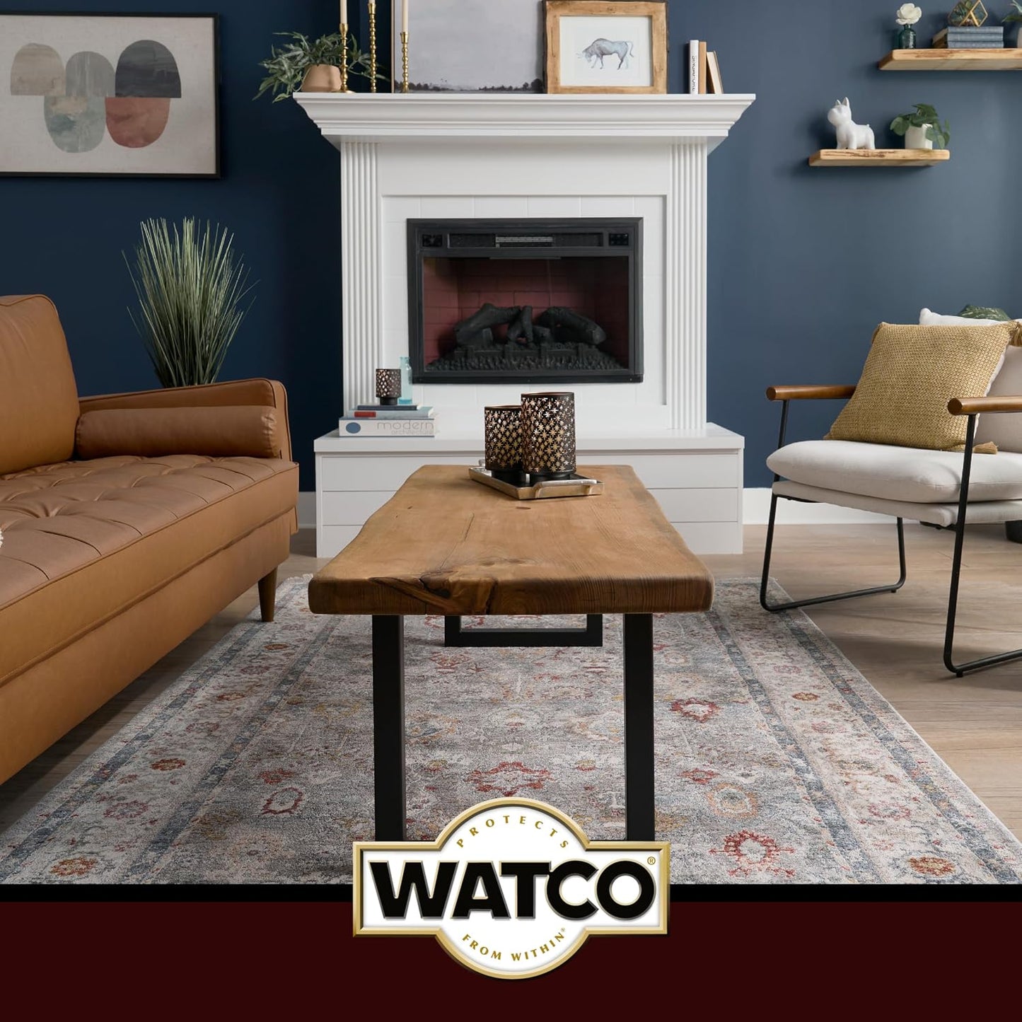 Watco 242220 Danish Oil Wood Finish, Quart, Dark Walnut