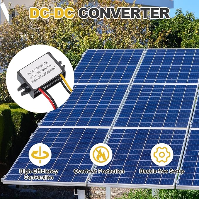 MECCANIXITY DC 12V to DC 19V Power Converter 4A 76W Step UP Converters Voltage - Image 6