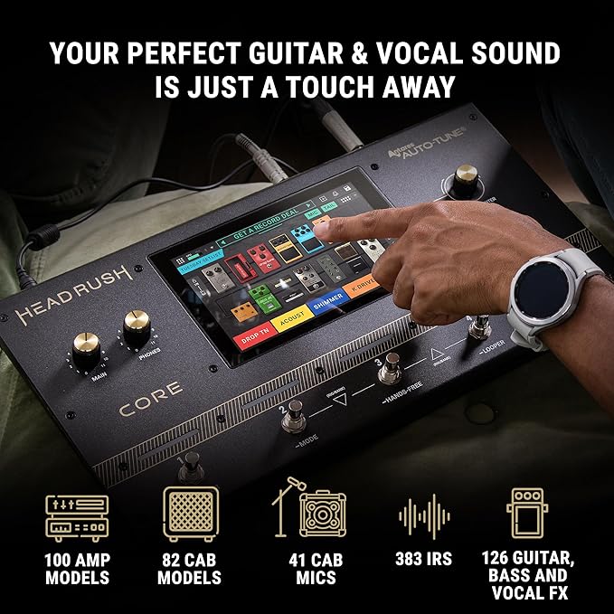 HeadRush Core - Guitar and Vocal Multi Core Effects Amp Modeling Processor - Image 3