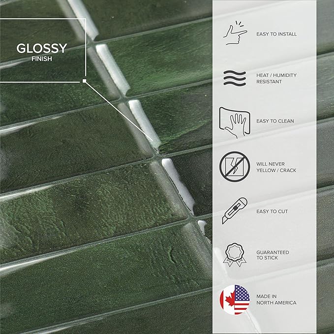 Smart Tiles SMART TILES Peel and Stick Backsplash - Image 6