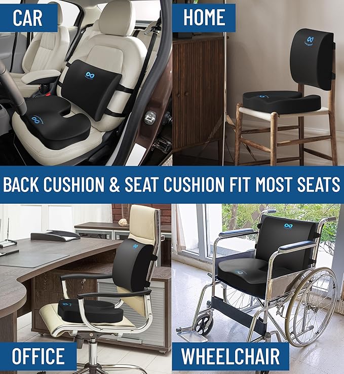 Everlasting Comfort Doctor Recommended Memory Foam Seat Cushion - Image 7