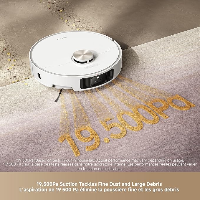 DREAME L50 Ultra Robot Vacuum and Mop White, 500Pa Suction, - Image 5