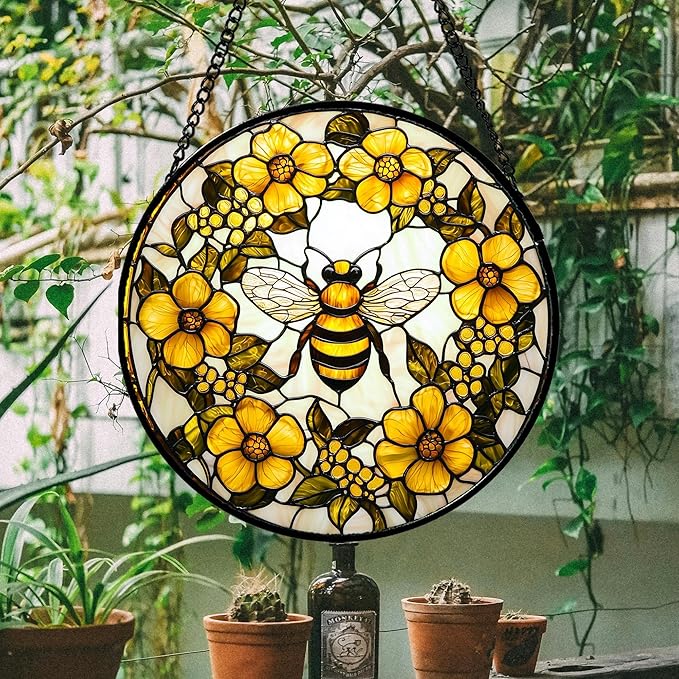 AMDERVEN Stained Glass Window Hanging - Image 5