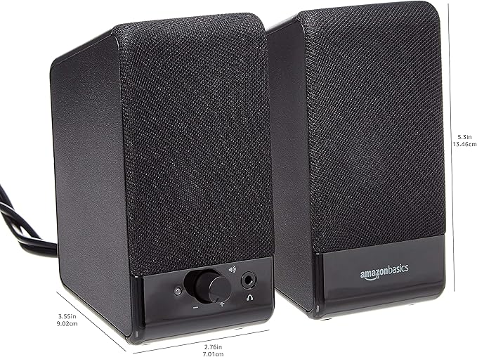 Amazon Basics USB-Powered Computer Speakers - Image 6