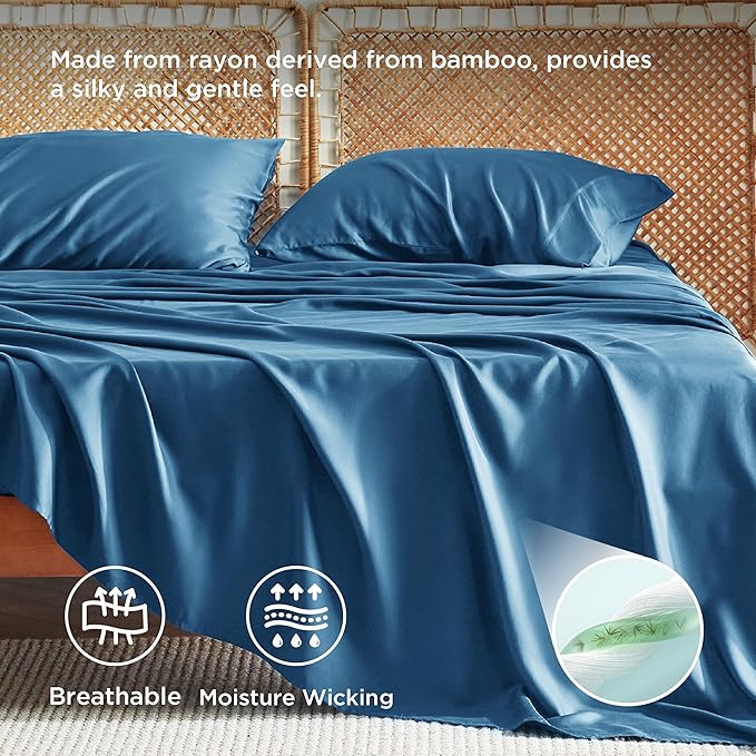 Bedsure King Size Sheets Set, Cooling Sheets - Image 3
