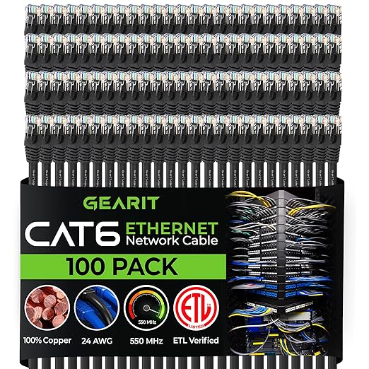 GEARit Cat 6 Ethernet Cable Pack by GEARit