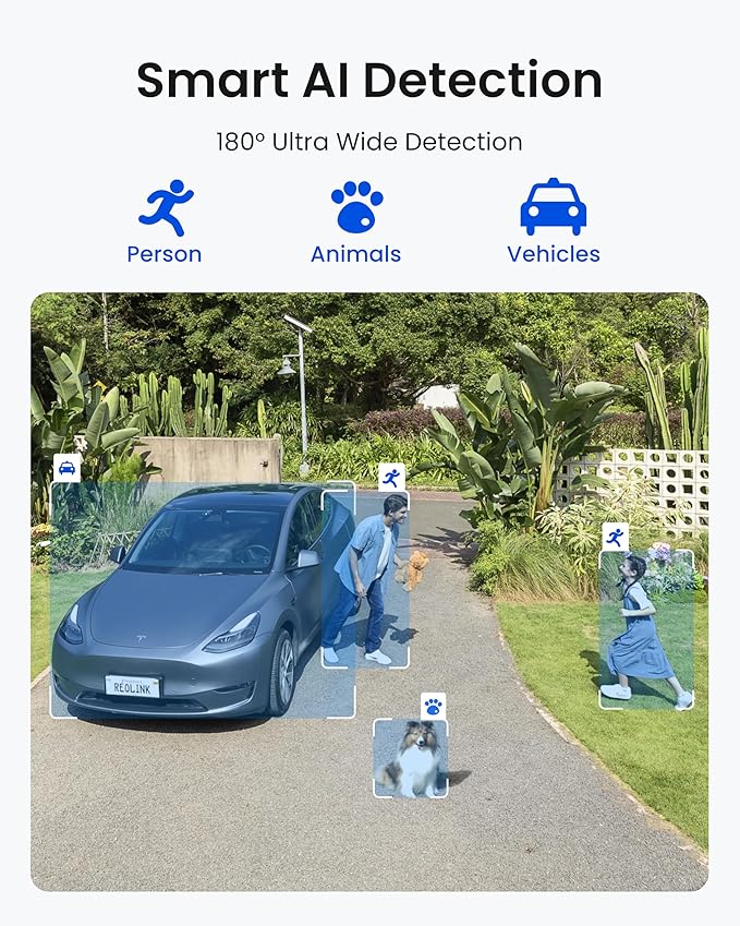 REOLINK 4K Dual-Lens 180° Outdoor Wireless Security Camera, ColorX Night Vision - Image 6