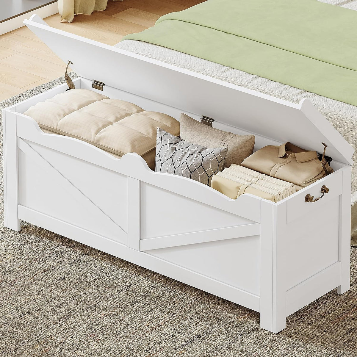 hzuaneri 47" storage chest | stuffed animal and, main product view