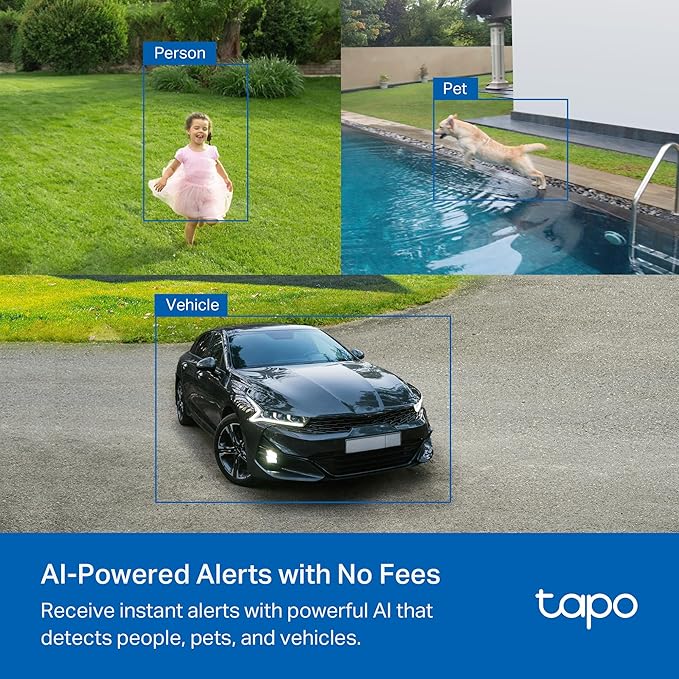 Tapo MagCam 2K Solar, Outdoor Battery Camera+Magnetic Base+Solar Panel - Image 6