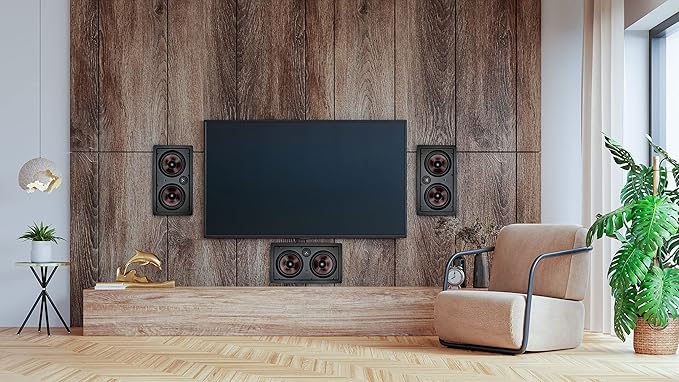 Soundavo IW-680CF Multi-Purpose Dual 6.5” 2-Way in-Wall LCR Speaker - Image 5