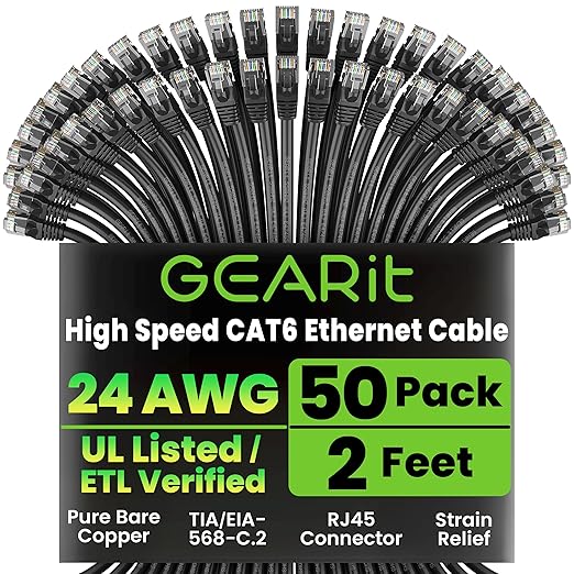 GEARit Cat 6 Ethernet Cable Pack by GEARit