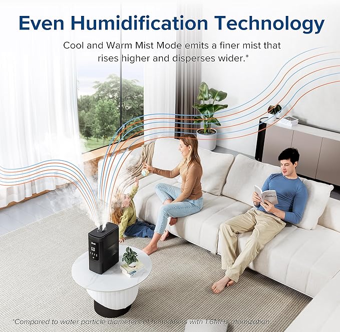 LEVOIT 6L Smart Warm and Cool Mist Humidifiers - Image 4