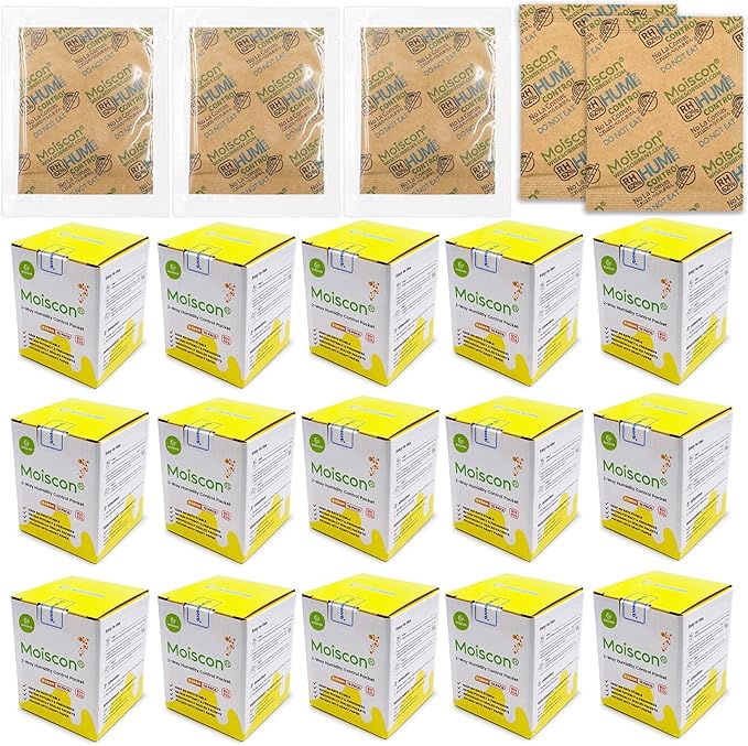 Wisesorb 225 Pack 62% RH 8 Gram Two-Way Humidity Control Packs by Wisesorb