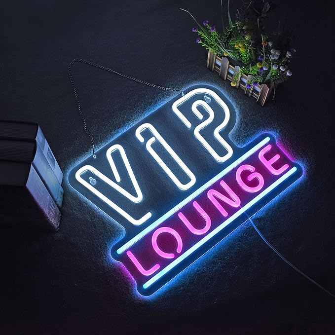 ZODZ VIP Lounge Neon Sign LED Light up Sign - Image 4