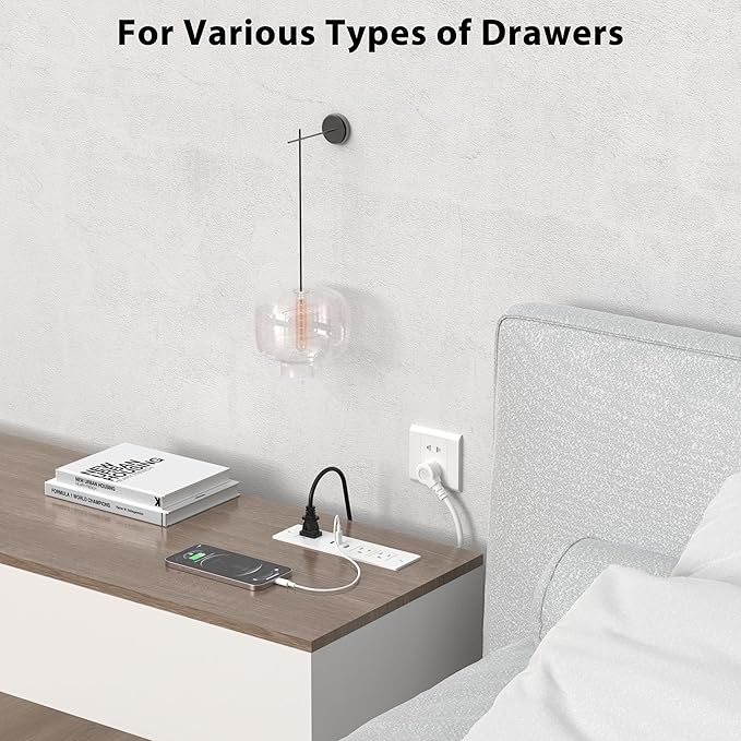 Furniture Drawer Outlet, Recessed Power Strip - Image 6