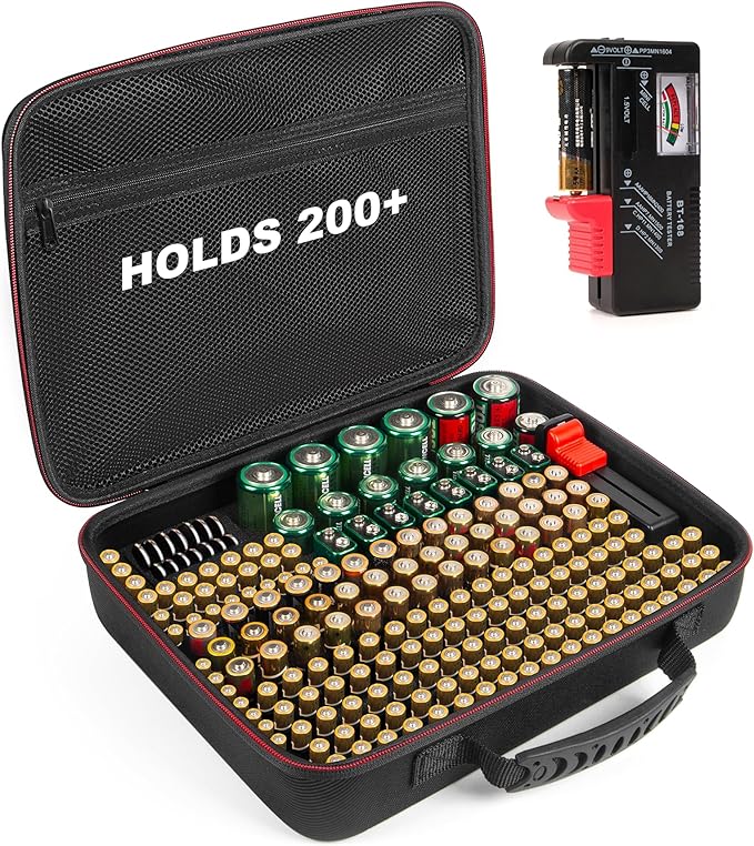 Battery Organizer Storage Case by Spacimgy