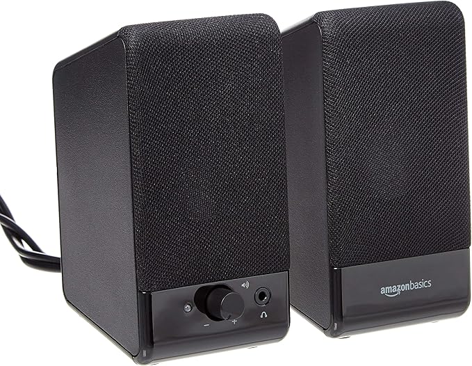 Amazon Basics USB-Powered Computer Speakers by AmazonBasics