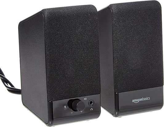 Amazon Basics USB-Powered Computer Speakers by AmazonBasics