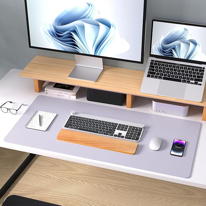 Aothia Large PU Leather Desk Pad Protector – Non-Slip Mouse Pad & Writing Mat - Image 8
