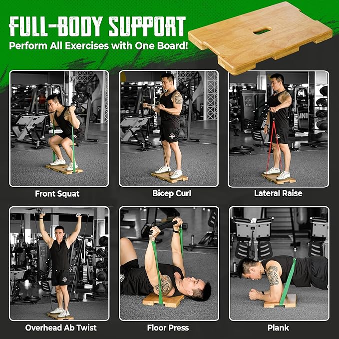 Wood Fitness Board, Exercise Platform or Wooden Exercise Board - Image 6