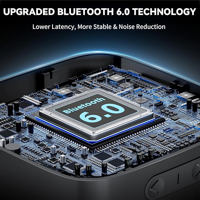 SONRU Bluetooth 6.0 Receiver, Low Latency, 24-Hour Battery Life - Image 2