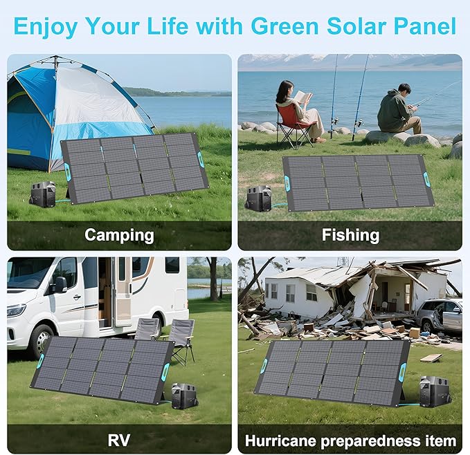 400W Portable Solar Panel for Power Station, 23.5% High Efficiency ETFE - Image 7