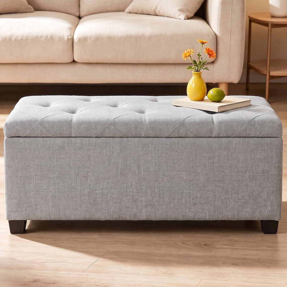 dumos storage ottoman bench, 43.3 inch end of, main product view
