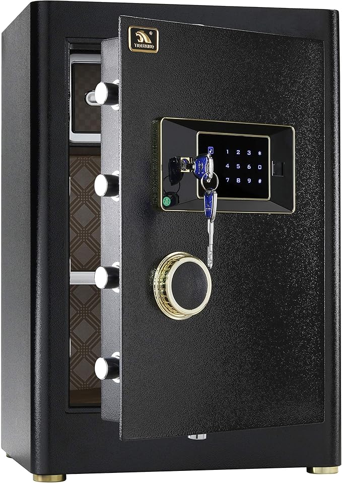 TIGERKING   Large Safe Box, 2.05 Cubic Feet Home Safe by TIGERKING