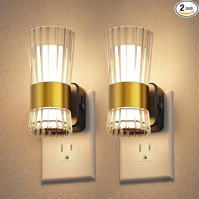 L LOHAS LED Night Light, Night Lights Plug into Wall, 3000K Soft Warm 0-100LM by LLOHASLED