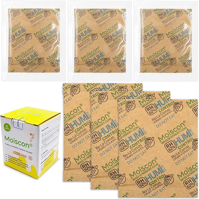 Wisesorb 960 Pack 62% Size 8 Two-Way Humidity Control Packs, 8 Gram by Wisesorb