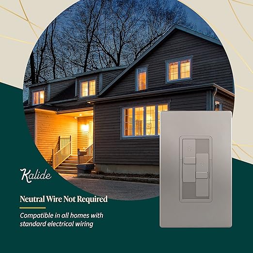 TOPGREENER Elite Series Kalide Dual Load Dimmer Light Switch, Double LED Dimmer - Image 5