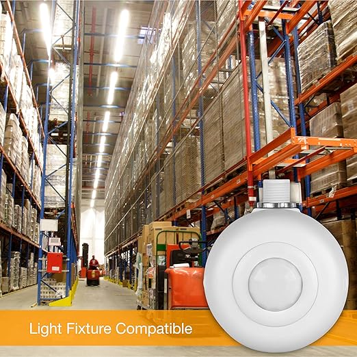 ENERLITES High Bay 360 Degree PIR Line Voltage Ceiling Occupancy Motion Sensor - Image 7