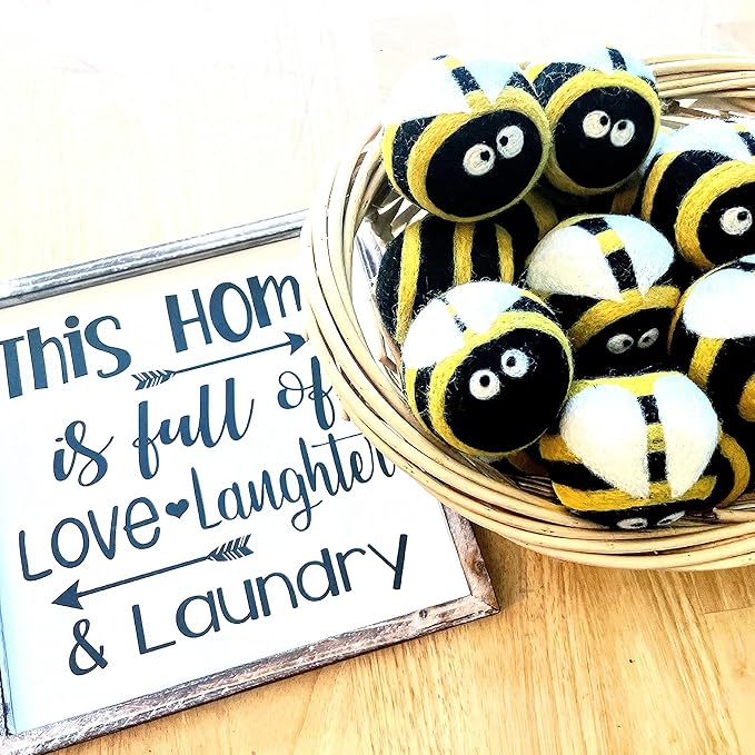 Friendsheep Wool Dryer Balls, Organic Reusable Fabric Softener Alternative - Image 8