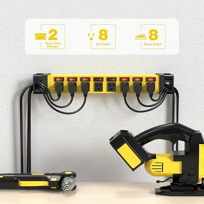 Power Strip with Individual Switches - Image 3