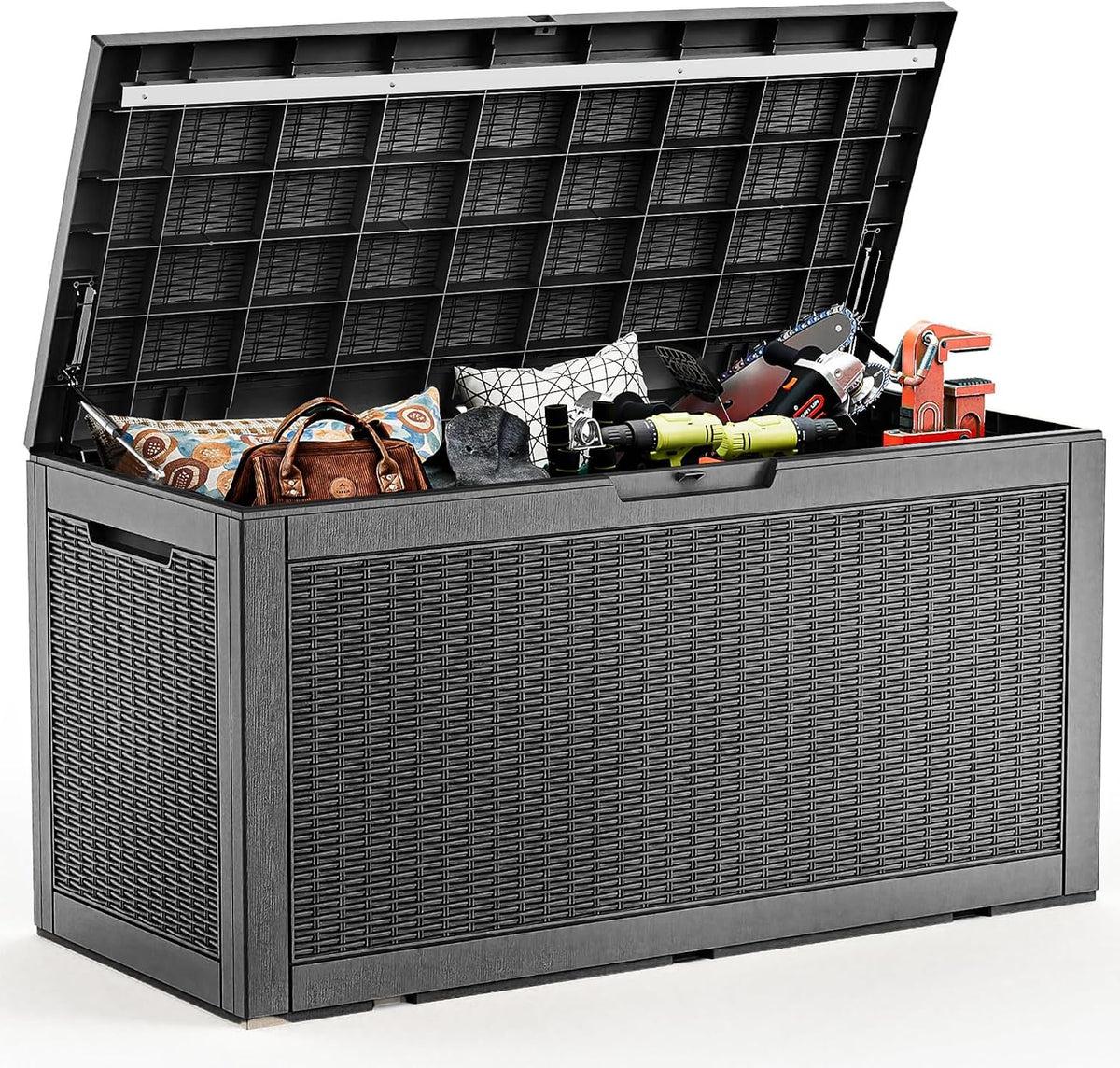 easyup 120 gal deck box waterproof outdoor storage, main product view