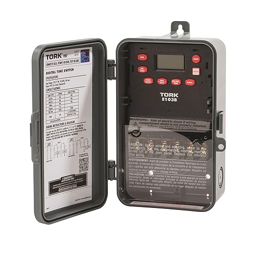 NSI Multipurpose Control 24 Hour Time Switch, 120-277 VAC Input Supply by Global+Electrical+Supply