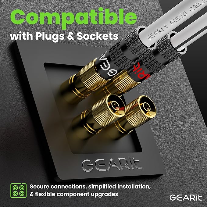16AWG Speaker Wire, GearIT Pro Series 16 Gauge Speaker Wire Cable Great Use - Image 7